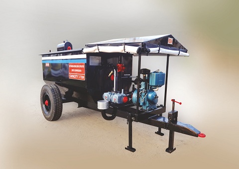 bitumen sprayer with compressor